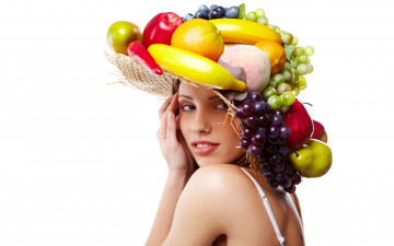 Картинка -Unsort+Лица+Портреты девушки unsort лица портреты фрукты шляпка