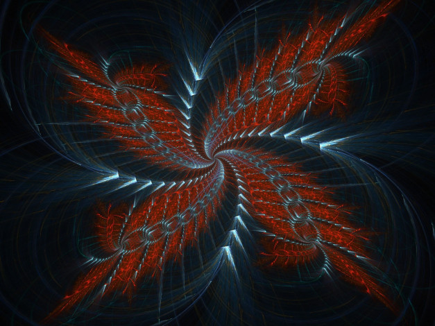 Обои картинки фото 3д, графика, fractal, фракталы, цвета, линии, узор, фон, рисунок