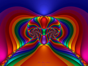 Картинка 3д графика fractal фракталы узор