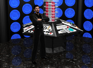 Картинка 3д графика people люди мужчина комната