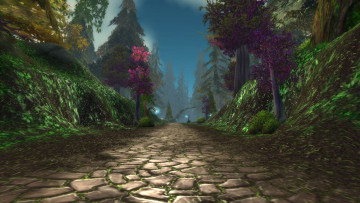 Картинка 3д графика nature landscape природа деревья дорога