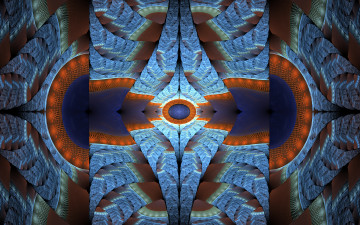 Картинка 3д графика fractal фракталы узор