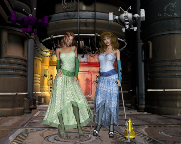 Обои картинки фото 3д, графика, people, люди, девушки