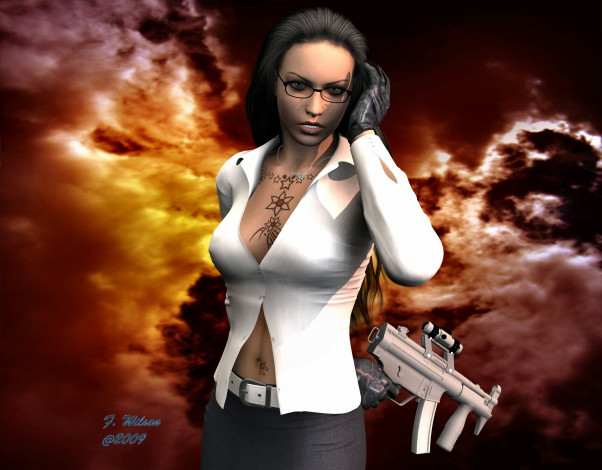 Обои картинки фото 3д, графика, people, люди, девушка