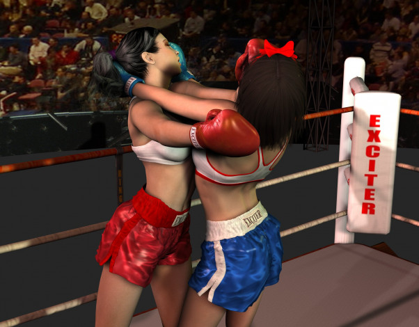 Обои картинки фото 3д, графика, people, люди, левушки, бокс
