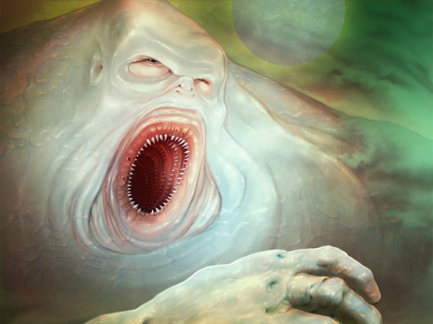 Обои картинки фото фэнтези, существа, клыки