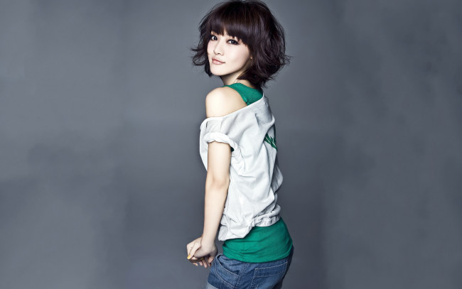 Обои картинки фото Deng Jiajia, девушки