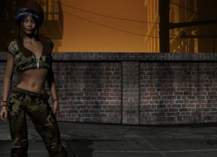 Картинка 3д+графика люди+ people фон взгляд девушка