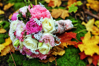 Картинка цветы букеты +композиции розы хризантемы