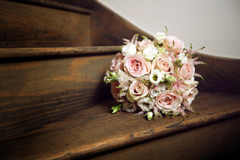 Картинка цветы букеты +композиции ступени