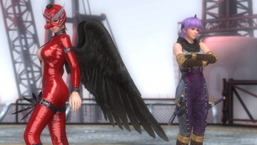 Картинка 3д+графика аниме+ anime демон фон взгляд девушка