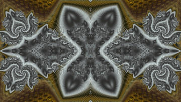 Картинка 3д+графика фракталы+ fractal цвета фон узор