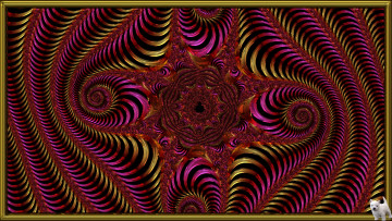 Картинка 3д+графика фракталы+ fractal фон цвета узор