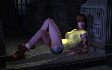 Картинка 3д+графика люди+ people фон взгляд девушка