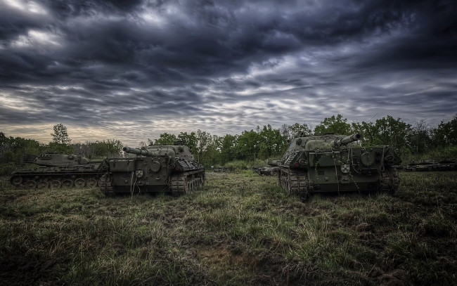 Обои картинки фото техника, военная техника, танки, оружие, поле