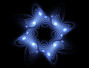 Картинка 3д+графика фракталы+ fractal узор фон цвета