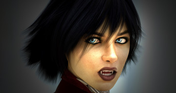 Картинка 3д+графика люди+ people девушка фон взгляд