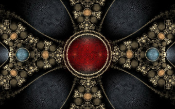 Картинка 3д+графика фракталы+ fractal цвета фон узор