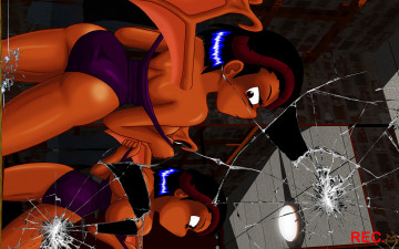 Картинка рисованное -+другое kally демон фон взгляд девушка