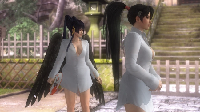 Обои картинки фото 3д графика, аниме , anime, девушка, поза, фон, взгляд, ангел