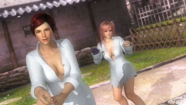 Обои картинки фото 3д графика, аниме , anime, девушки, фон, взгляд, поза