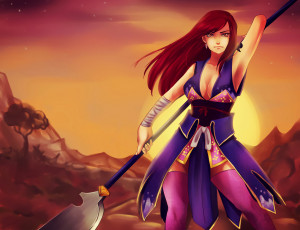 Картинка аниме fairy+tail эльза