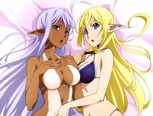 Картинка аниме gate девушки