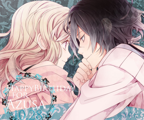 Обои картинки фото аниме, diabolik lovers, пара