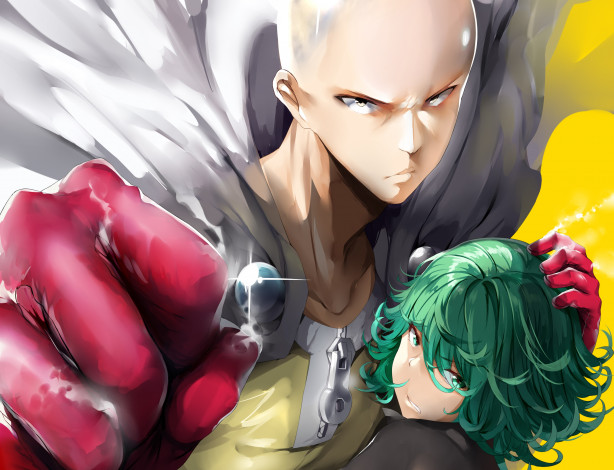 Обои картинки фото аниме, one punch man, сайтама