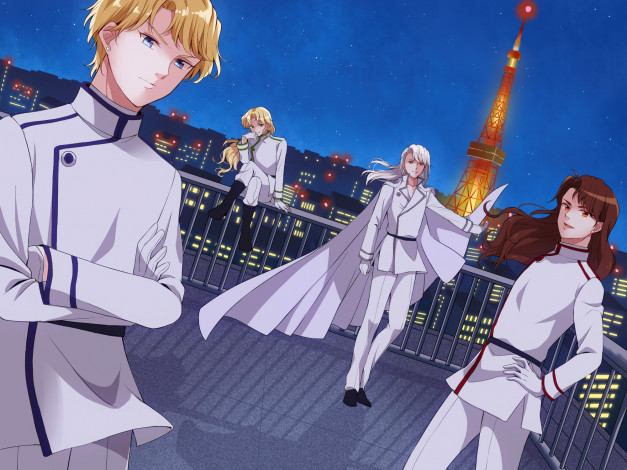 Обои картинки фото аниме, sailor moon, парни