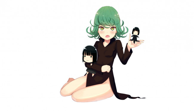 Обои картинки фото аниме, one punch man, девушка