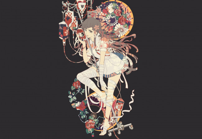 Обои картинки фото аниме, danganronpa, девушка