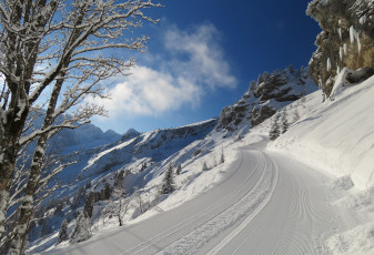 Картинка природа зима простор