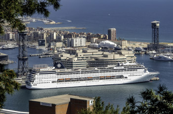 Картинка msc+sinfonia корабли лайнеры лайнер круиз