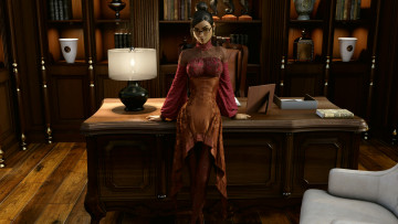 Картинка 3д+графика люди+ people взгляд фон девушки