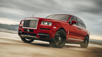 обоя rolls-royce cullinan 2019, автомобили, rolls-royce, красный, 2019, cullinan