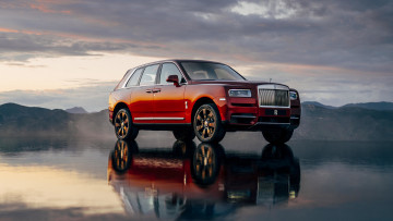 обоя rolls-royce cullinan 2019, автомобили, rolls-royce, cullinan, 2019, красный