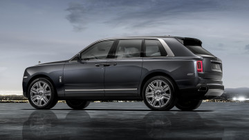 обоя rolls-royce cullinan 2019, автомобили, rolls-royce, металлик, серый, 2019, cullinan