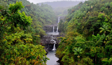 Картинка природа водопады простор