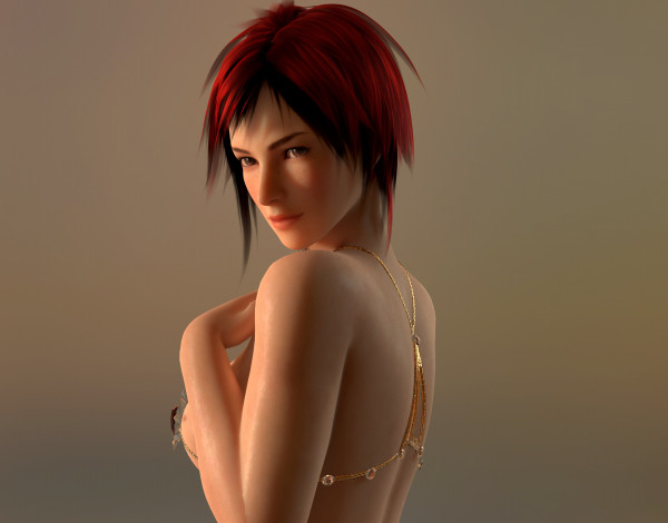 Обои картинки фото 3д графика, люди , people, девушка, взгляд, фон