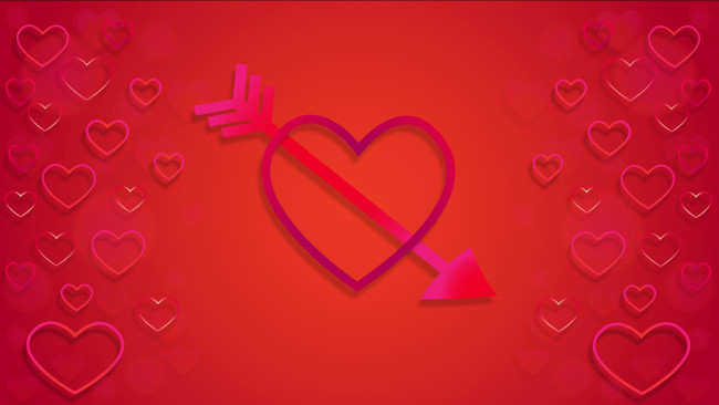 Обои картинки фото векторная графика, сердечки , hearts, фон, сердечки