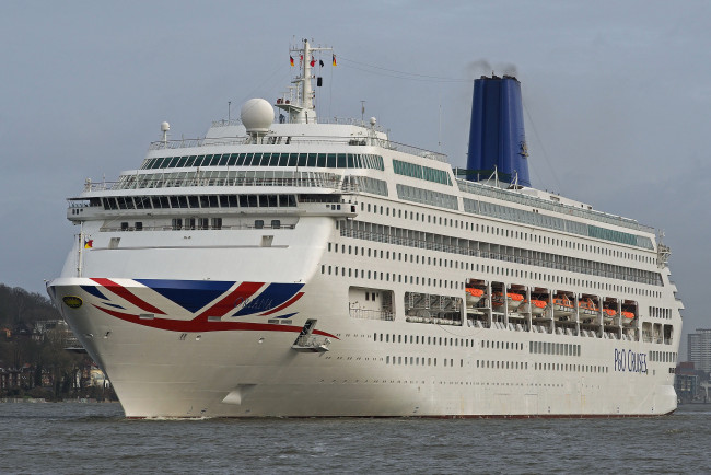 Обои картинки фото oriana, корабли, лайнеры, лайнер, круиз