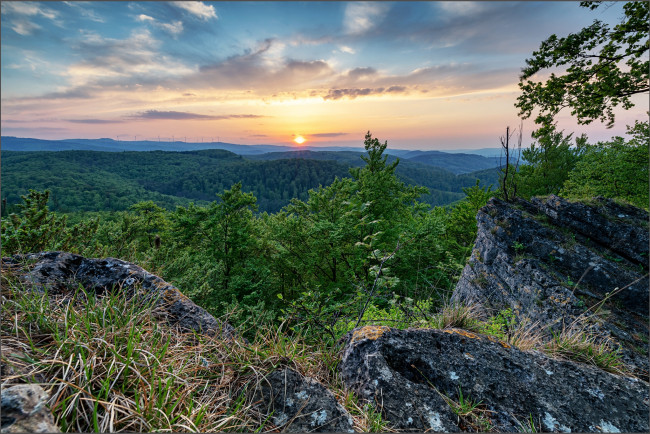 Обои картинки фото природа, восходы, закаты, простор