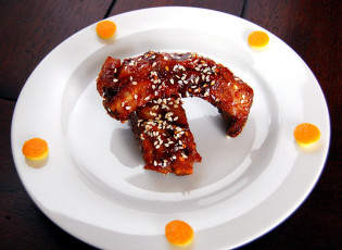 Картинка еда мясные+блюда ребрышки