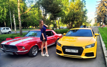 обоя автомобили, -авто с девушками, софья, темникова, sofia, temnikova