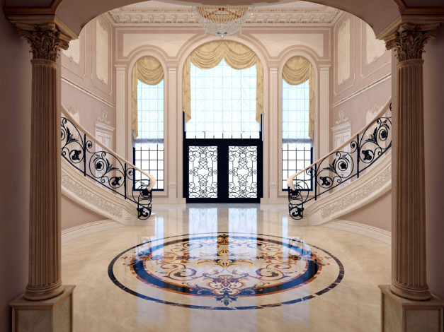 Обои картинки фото интерьер, холлы,  лестницы,  корридоры, лестница