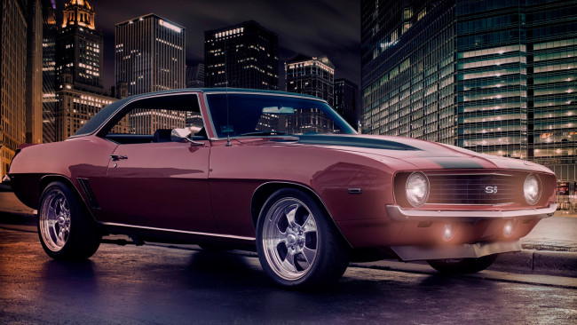 Обои картинки фото автомобили, camaro, chevrolet, ss