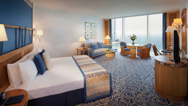 Обои картинки фото интерьер, спальня, кровать, светильники