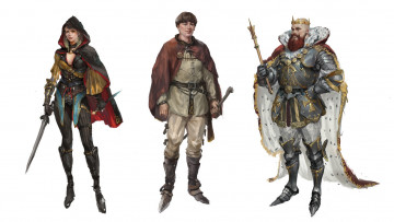 Картинка видео+игры ---другое девушка воин король