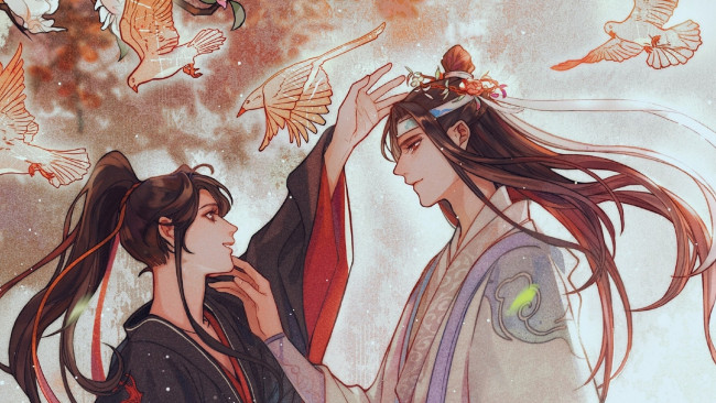 Обои картинки фото аниме, mo dao zu shi, the, untamed, неукротимый, повелитель, чэньцин, мосян, тунсю, mo, dao, zu, shi, магистр, дьявольского, культа